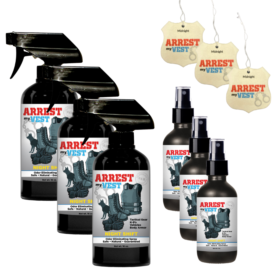 Buy 3 Get 6 FREE - (3) 16 oz Sprays, (3) 4 oz Sprays, + 3 Air Fresheners