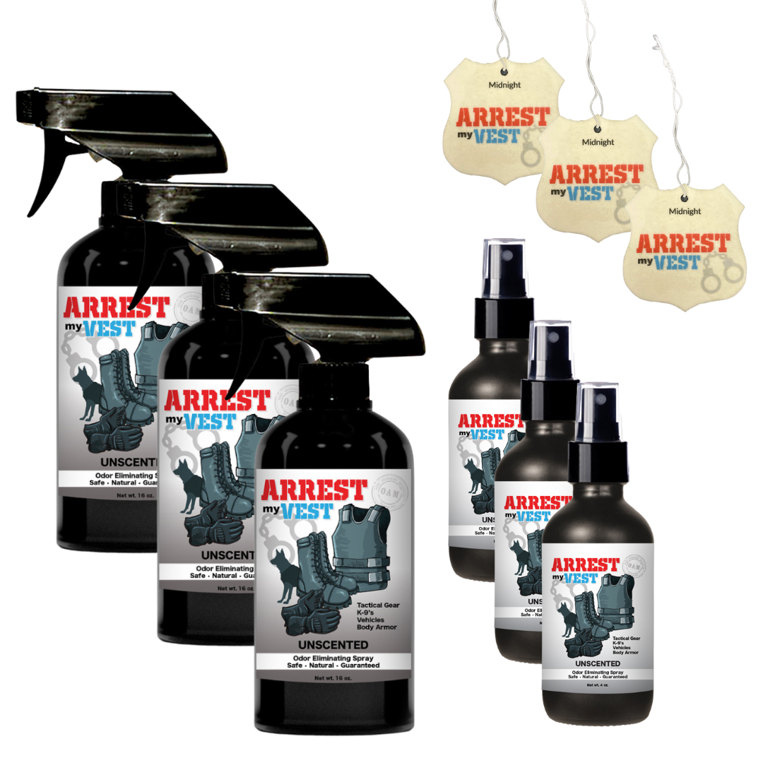 Buy 3 Get 6 FREE - (3) 16 oz Sprays, (3) 4 oz Sprays, + 3 Air Fresheners
