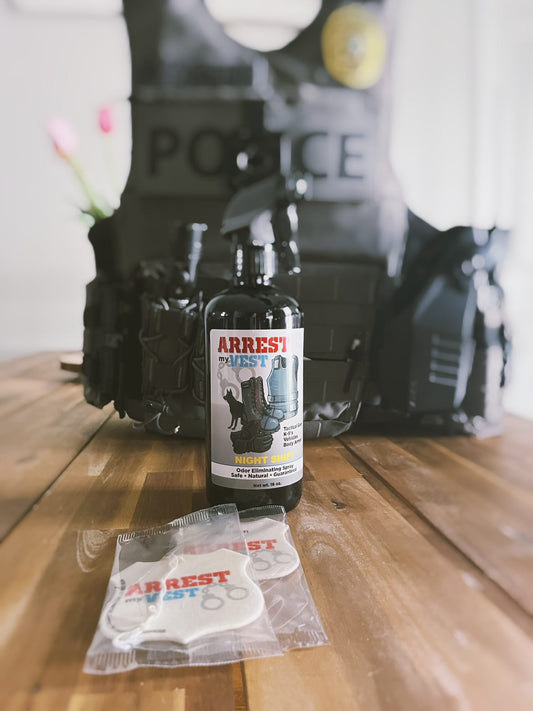 bulletproof vest & tactical gear deodorizer