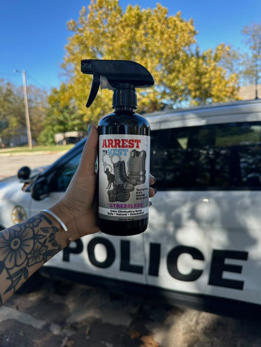 police gear odor eliminating spray