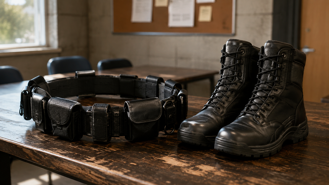 How to deodorize police boots and duty belts
