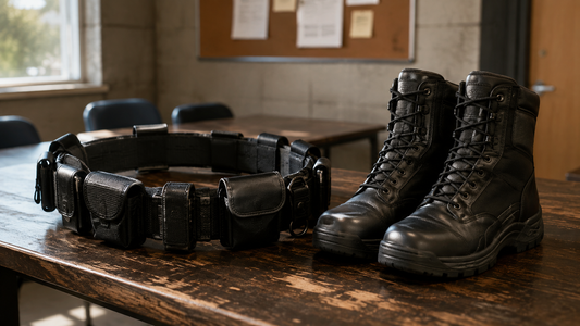 How to deodorize police boots and duty belts