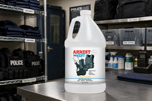 bulk odor eliminator, gallon gear deodorizer, department odor spray, refill odor eliminator, cost per use gear spray