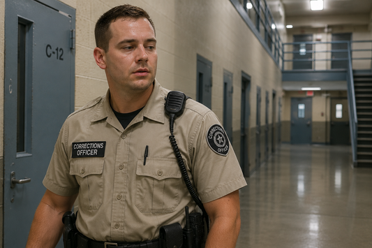 corrections officer gear odor, jail uniform smell, corrections vest spray, end of shift odor