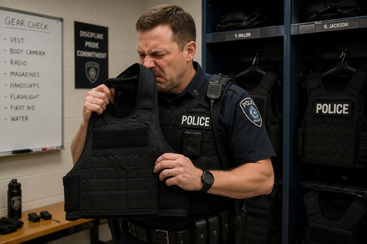 body armor deodorizer, ballistic vest spray, bulletproof vest smell, why body armor smells