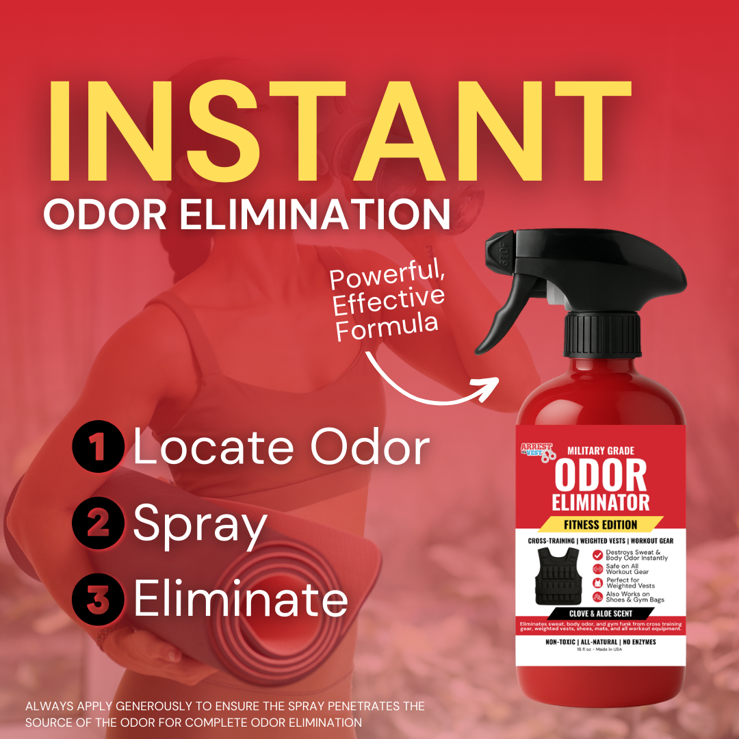 Double Pack - Original Arrest My Vest 16 oz + NEW Fitness Edition 16 oz | Odor Eliminating Spray