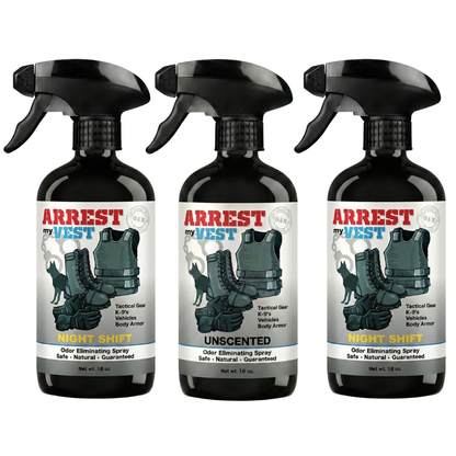 Buy 2 Get 1 FREE 16 oz Spray - Two Arrest My Vest Sprays + 1 The Stink Solution Spray of Choice | Odor Eliminating Spray