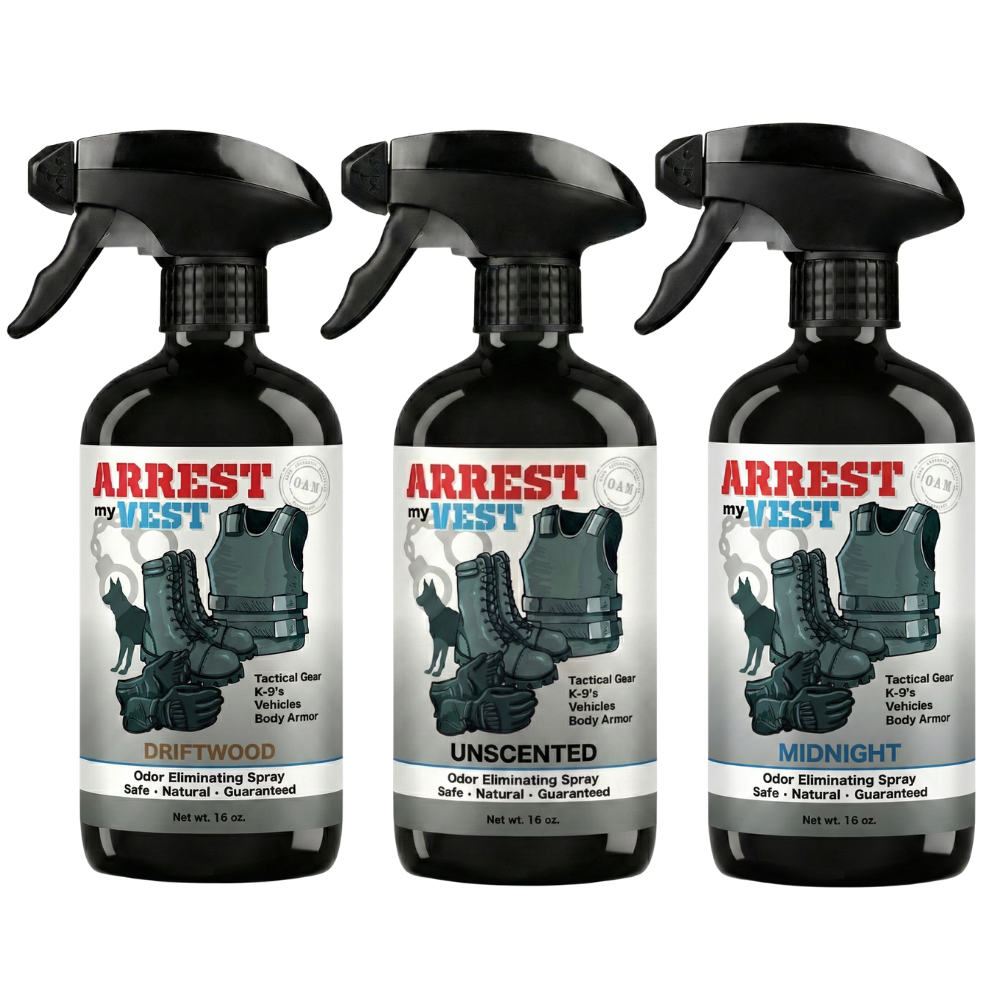 Buy 2 Get 1 FREE 16 oz Spray - Two Arrest My Vest Sprays + 1 The Stink Solution Spray of Choice | Odor Eliminating Spray