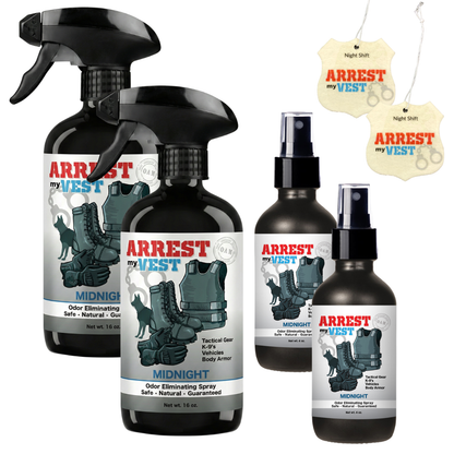 Buy 2 Get 4 FREE - (2) 16 oz Sprays, (2) 4 oz Sprays, + 2 Air Fresheners
