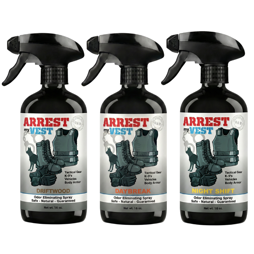 Buy 2 Get 1 FREE 16 oz Spray - Two Arrest My Vest Sprays + 1 The Stink Solution Spray of Choice | Odor Eliminating Spray