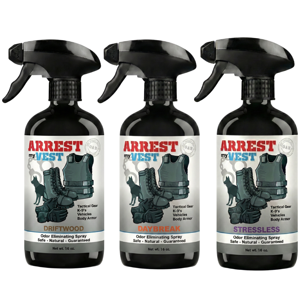 Buy 2 Get 1 FREE 16 oz Spray - Two Arrest My Vest Sprays + 1 The Stink Solution Spray of Choice | Odor Eliminating Spray