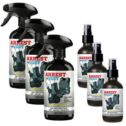 Buy 3 Get 3 FREE - Three 16 oz Sprays + Three 4 oz Sprays Create Your Own Bundle | Odor Eliminating Spray