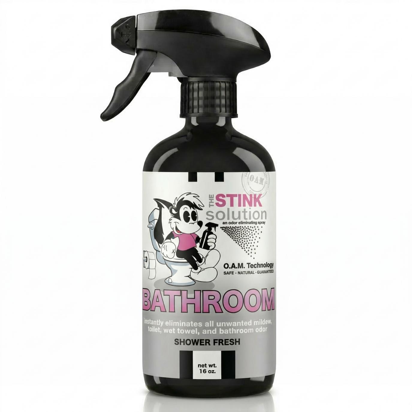 The Stink Solution - Bathroom Odor Eliminating Spray in Shower Fresh 16 oz.