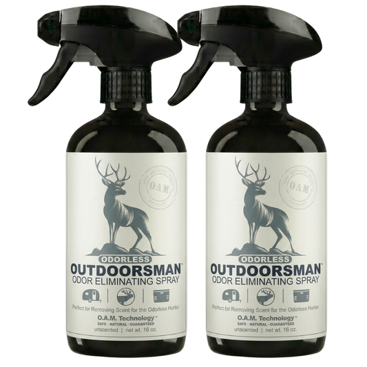 Double Pack - Odorless Outdoorsman 16 oz Unscented Odor Eliminator