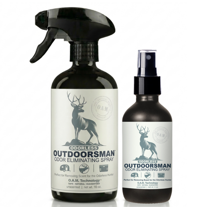 Odorless Outdoorsman 16 oz and 4 oz Bundle Unscented Odor Eliminator