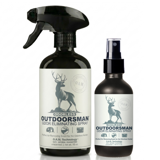 Odorless Outdoorsman 16 oz and 4 oz Bundle Unscented Odor Eliminator