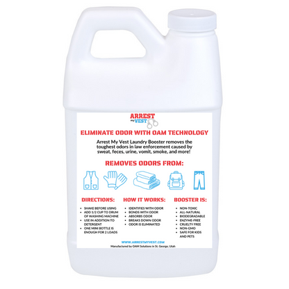 Buy 3 Get Sample Bundle FREE - Midnight (16 oz), Daybreak (16 oz), Stressless (16 oz), Driftwood (4 oz), + Unscented Mini Laundry Booster. Natural Odor Eliminating Spray for Law Enforcement, Police Officers, & First Responders. Removes sweat and other foul odors from bulletproof vest, tactical gear, duty belts, boots, and more. Safe, non-toxic, enzyme-free formula.